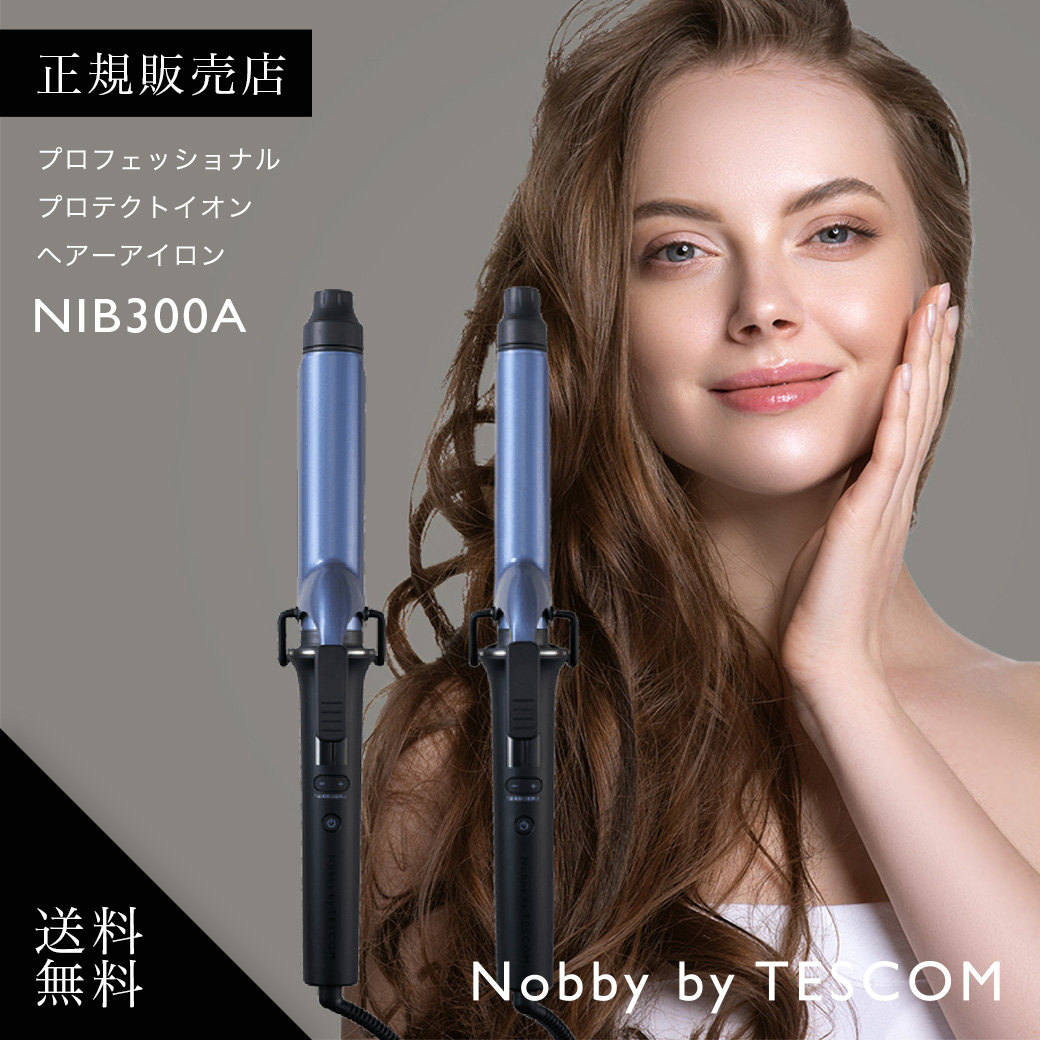 日本製 テスコム Nobby by TESCOM プロフェッショナルプロテクトイオンカールヘアアイロン２６ｍｍ NIM3026-K ブラック 